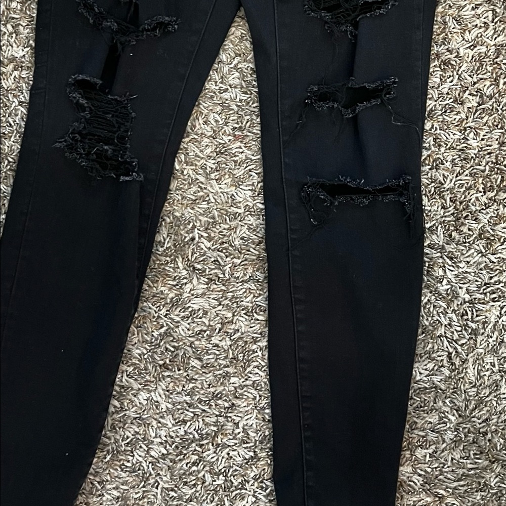 American Eagle Outfitters Black High Rise Jeans